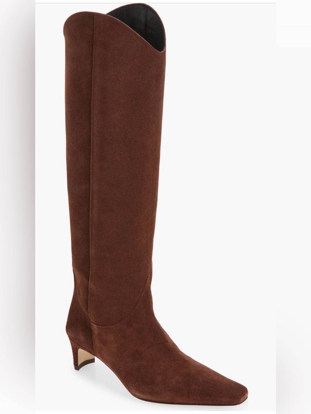 EUC Staud Western Wally Boot in Mahogany Suede size EU 37/ US 7